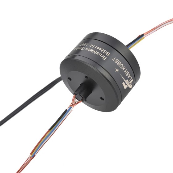 Moteur de cardan BLDC Flashhobby 22P24N BGM4114 à arbre creux de 8,5 mm pour stabilisateurs de caméra, robots et poussettes